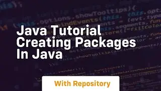 Java tutorial creating packages in java