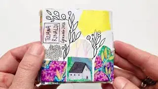 Mini Art Book &ldquo;Appare&rdquo; &mdash; Sfoglia con me / Flip Through (Handmade, Mixed Media)