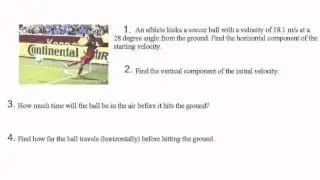 Projectile Angle Problems