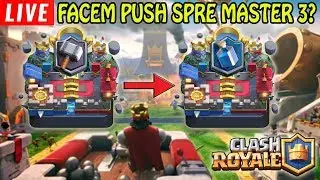 🔴[LIVE] AM FACUT MASTER 3 SI CELE MAI TARI MECIURI IN ARENA! Clash Royale Romania