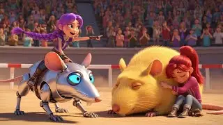 Rumi vs Mira — Speed vs Power | Epic Giant Rat Arena Showdown