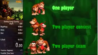 DKC Any% Speedrun 8:09.84