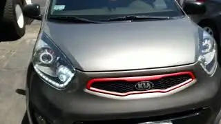TEST DRL TIRAS FLEXIBLES + FOCOS EN KIA PICANTO