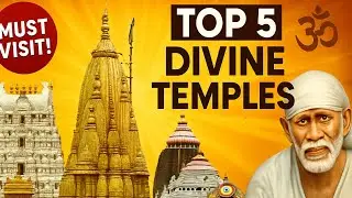 Top 5 Most Powerful Temples of India 🕉️ | A Divine Journey Through Tirupati, Kashi, Vaishno Devi 