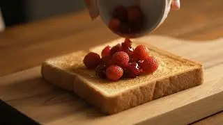 Bread Spreading ASMR | Butter, Jam & Chocolate Spread Sounds | Oddly Satisfying No Talking 