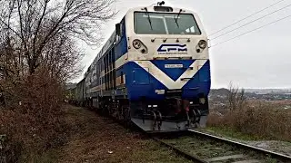 (CFM) ТЭ33АС-3001 | ГРУЗОВОЙ ПОЕЗД | Близ станция Бельцы-Город 