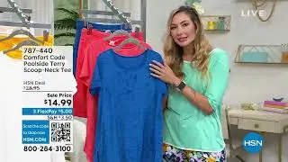 Comfort Code Poolside Terry ScoopNeck Tee