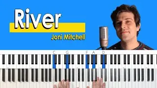 How To Play &ldquo;River&rdquo; by Joni Mitchell [Piano Tutorial + Chord Chart]