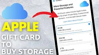 Как использовать подарочную карту Apple для покупки хранилища iCloud (ЛЕГКО!)