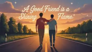 💫 A Good Friend is a Shining Flame | Heartfelt Friendship Poem