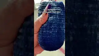 Japanese Shower Sponge - That&rsquo;s Rip-Resistant, Rapid-Drying Exfoliating Bath Sponge for All Skin