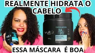 🔵TESTANDO VULT CABELOS ONDULADOS🙋🏻‍♀️🐑 #cabelo #beleza #cabelocacheado 