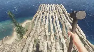 Stranded Deep: Building the Tallest Fortress Ever! Island Loot Run With No Compass Challenge!