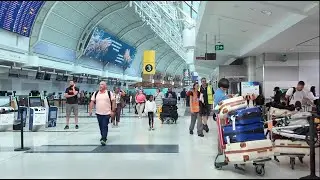 TORONTO Airport Walking Tour 2025 - Canada Travel