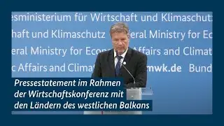 Pressestatement im Rahmen der Wirtschaftskonferenz mit den Ländern des westlichen Balkans