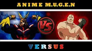 PERTARUNGAN SENGIT!!!! : Toshinori Yagi vs Alex Louis Armstrong (Mugen AI vs AI) Gameplay