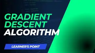 Gradient Descent || Optimization Algorithm || Deep Learning || EXPLAINED