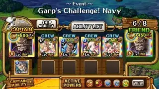 OPTC : Garp's Challenge Navy☆10 (QCK) | Super Type Kaido