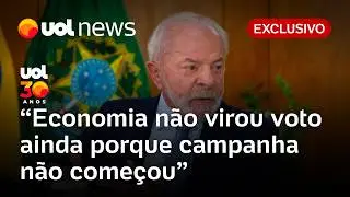 Economia vai começar a virar voto assim que começar a campanha, diz Lula