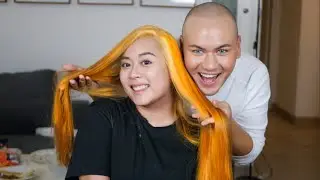 i bleached asian hair 3 times and this is what happened