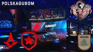 Astralis vs Gambit | Map 2 (INFERNO) | PGL Major Krak&oacute;w 2017 | Quarter-Final | BO3 | 1080p60fps