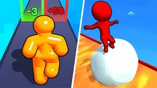 Tall Man Run Vs Snow Race ✅🎉All Big Max Levels Android iOS Mobile Gameplay