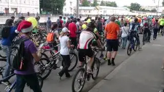 #велопробка