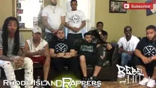 Rhode Island Rappers : Pushers and Peddlers - (Interview + Performance) Rebel Life @PThaDutchMaster