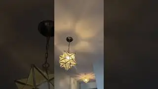 Unique Pendant Moravian Star Foyer Light Review!