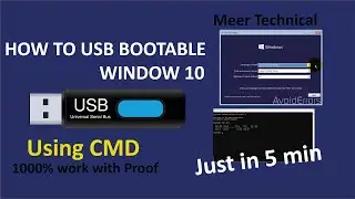 How to make usb bootable Window 10 | usb bootable karne ka tarika | win 10,8,7 bootable usb 2021