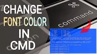 How To Change Command Prompt Background Font Color in Windows 11 | Cmd Tricks
