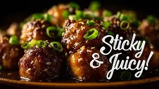 Honey Garlic Meatballs Recipe | Easy Sweet & Savory Dinner