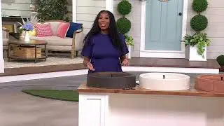 Bernini Lugano Outdoor Solar Pond Fountain on QVC