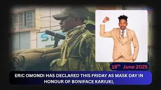 Eric Omondi has declared this Friday as Mask Day