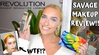 A VERY BRUTALLY HONEST MAKEUP REVOLUTION REVIEW!!! *shocking results* || Talia Rose