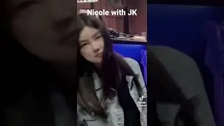 Nicole&rsquo;s wearing jungkook&rsquo;s jacket 😳 #bts #jungkook