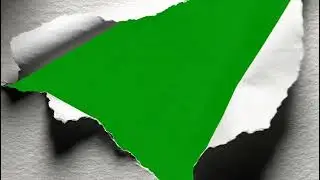 Cinematic Paper Tear Transition Green Screen Effect for Epic Video Edits