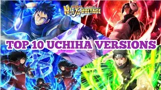 Nxb Nv: Top 10 Uchiha Versions 💪 in Attack Mission | Naruto x Boruto Ninja Voltage #uchiha #naruto