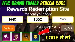 FFIC Grand Finals Redeem Code  | 400k Live Watching Complete Redeem Code | Free Fire ESports India