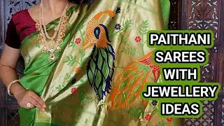 PAITHANI SAREES HAUL 2025 || Starting 400/-  || Meesho Haul || Jewellery Styling