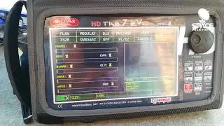 How to align a dish using the satcr function on a meter.