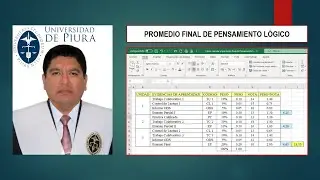 Cómo calcular el promedio final de Pensamiento Lógico en la UCV