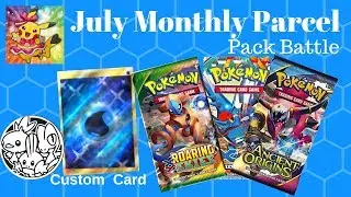 Laughing Pikachu July Parcel (Pokemon Pack Battle and Opening)