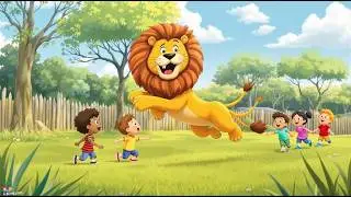 Happy Lion Song for Kids | Fun and Catchy Kids Song with Roar!