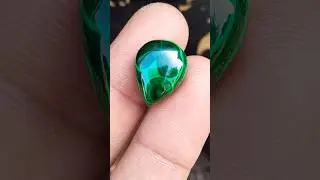 Most Beautiful Malachite Pear Shape #ytshorts #shorts #youtubeshorts #gemstone #crystals