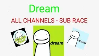 Sub Race:Dream vs DreamXD vs Dream Team vs Dream Mom vs Dream Team Streams (2014-2025)