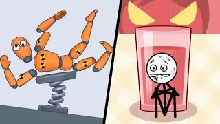 BREAK THE DANCING DUMMY vs  HIDE ME - Ragdoll cat Ragdoll Spiderman Ragdoll Hit Satisfying,Part#734.