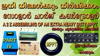 How to assemble an extra heavy duty mppt I maximum power point tracking I intelligent solar charge