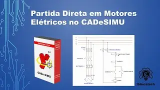 Partida Direta em Motores El&eacute;tricos no CADeSIMU