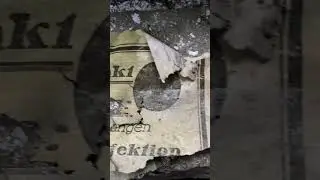 Found a Newspaper from 1922 #abandoned #places #lostplaces #urbex #newspaper #shorts